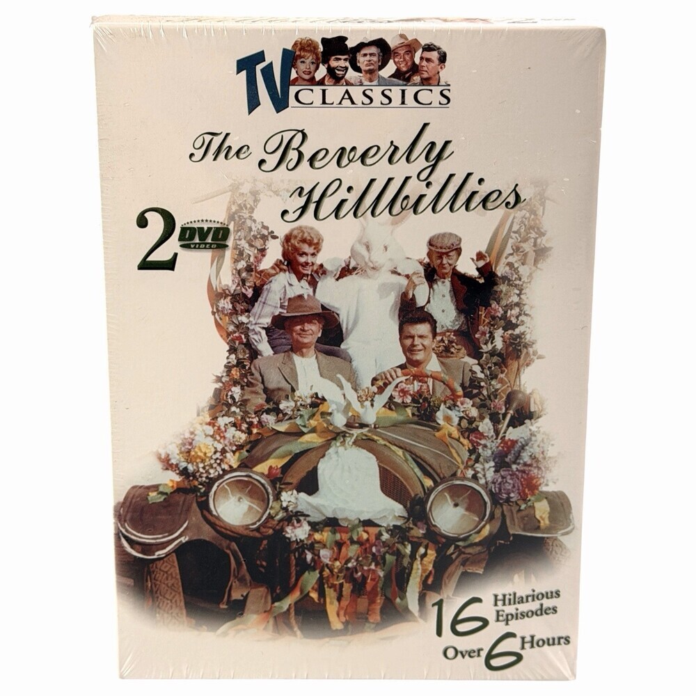 The Beverly Hillbillies TV Show 16 Hilarious Episodes B&W 2 DVD Set New Sealed